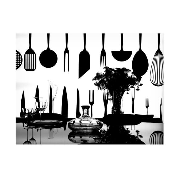 Trademark Fine Art Ivan Lesica Dining Room Table Canvas Wall Art