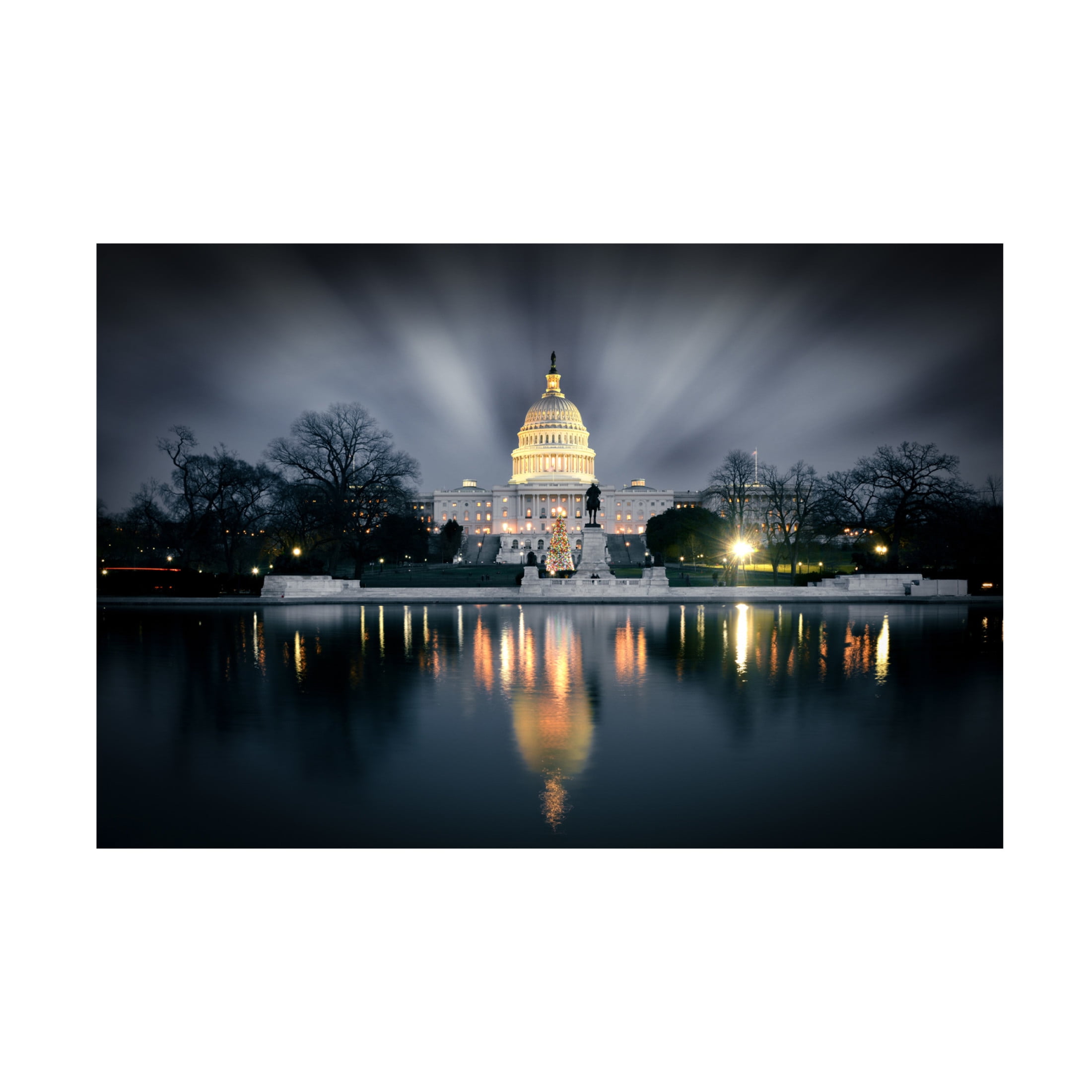 Trademark Fine Art Ivy Deng Captitol Hill Canvas Wall Art