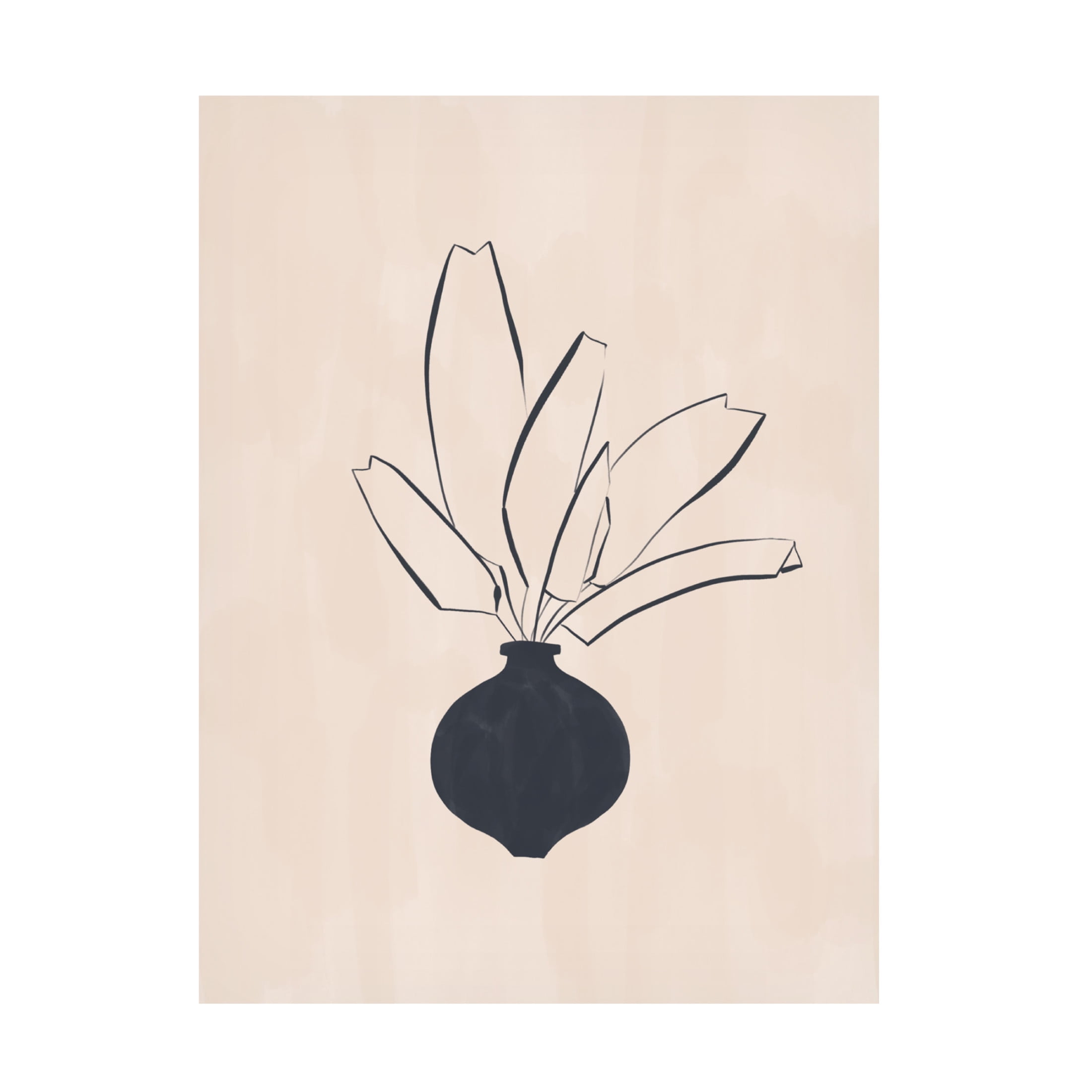 Trademark Fine Art Ivy Green Illustrations Banana Leaf Fase Canvas Wall Art
