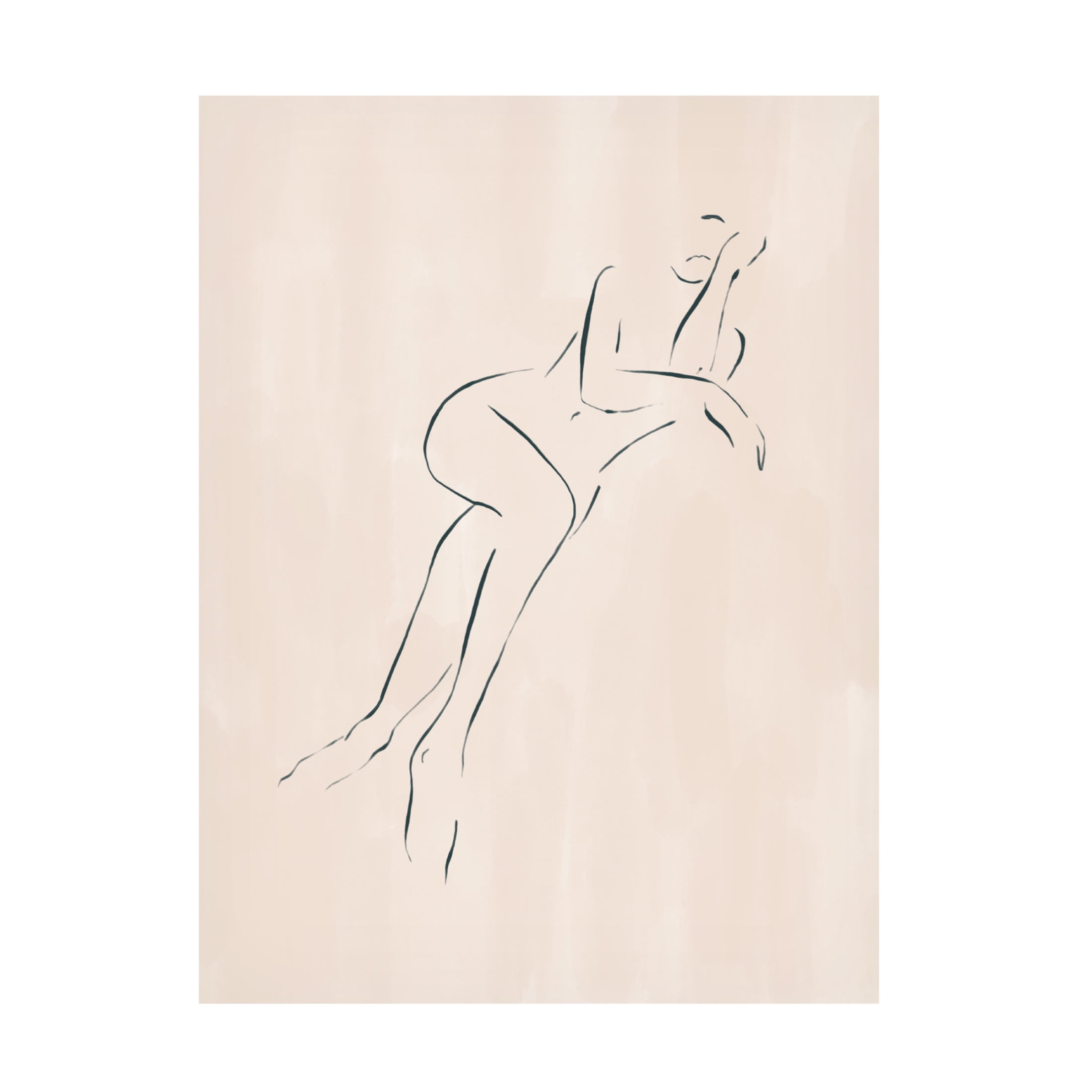 Trademark Fine Art Ivy Green Illustrations Casual Pose Canvas Wall Art