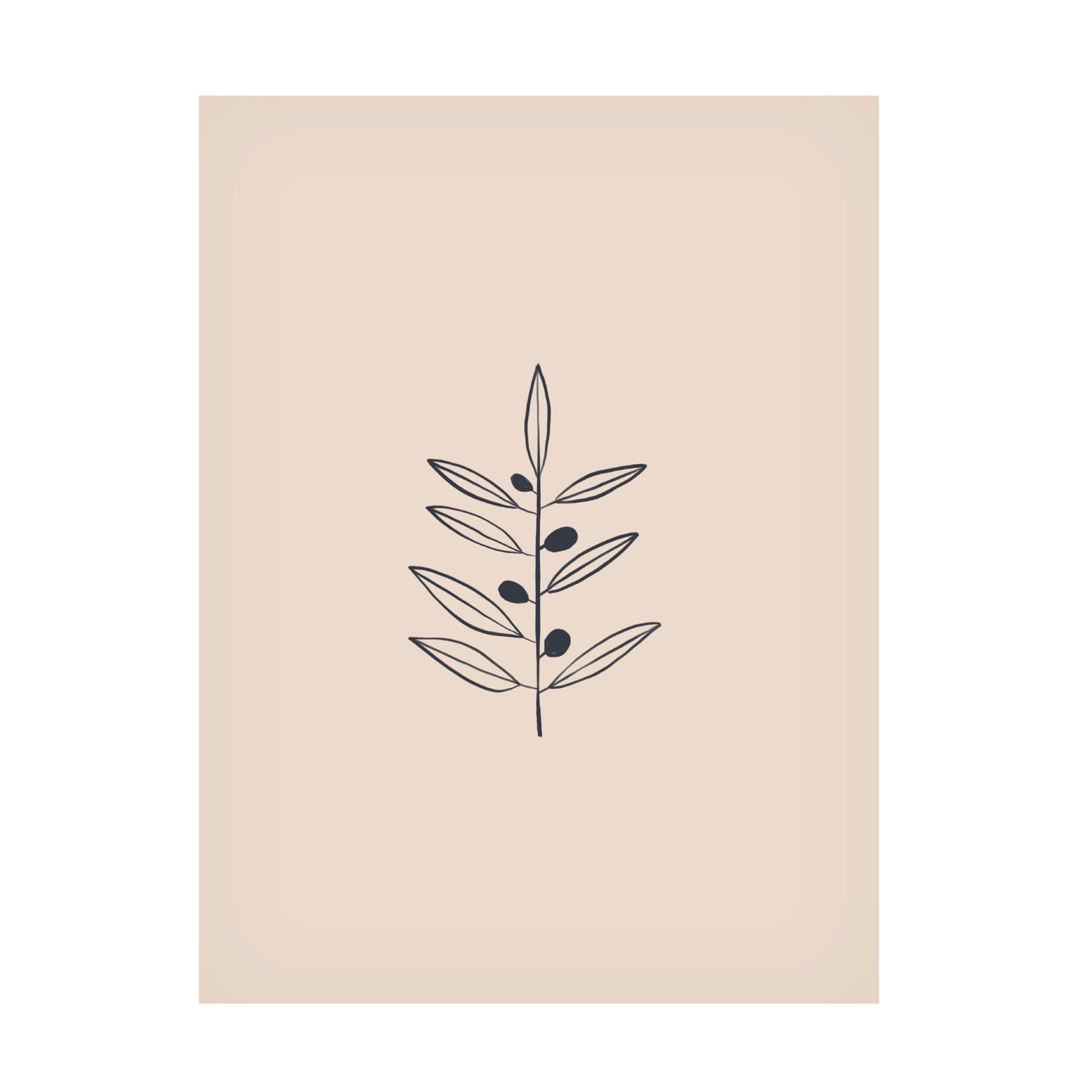 Trademark Fine Art Ivy Green Illustrations Olive Branche Canvas Wall Art