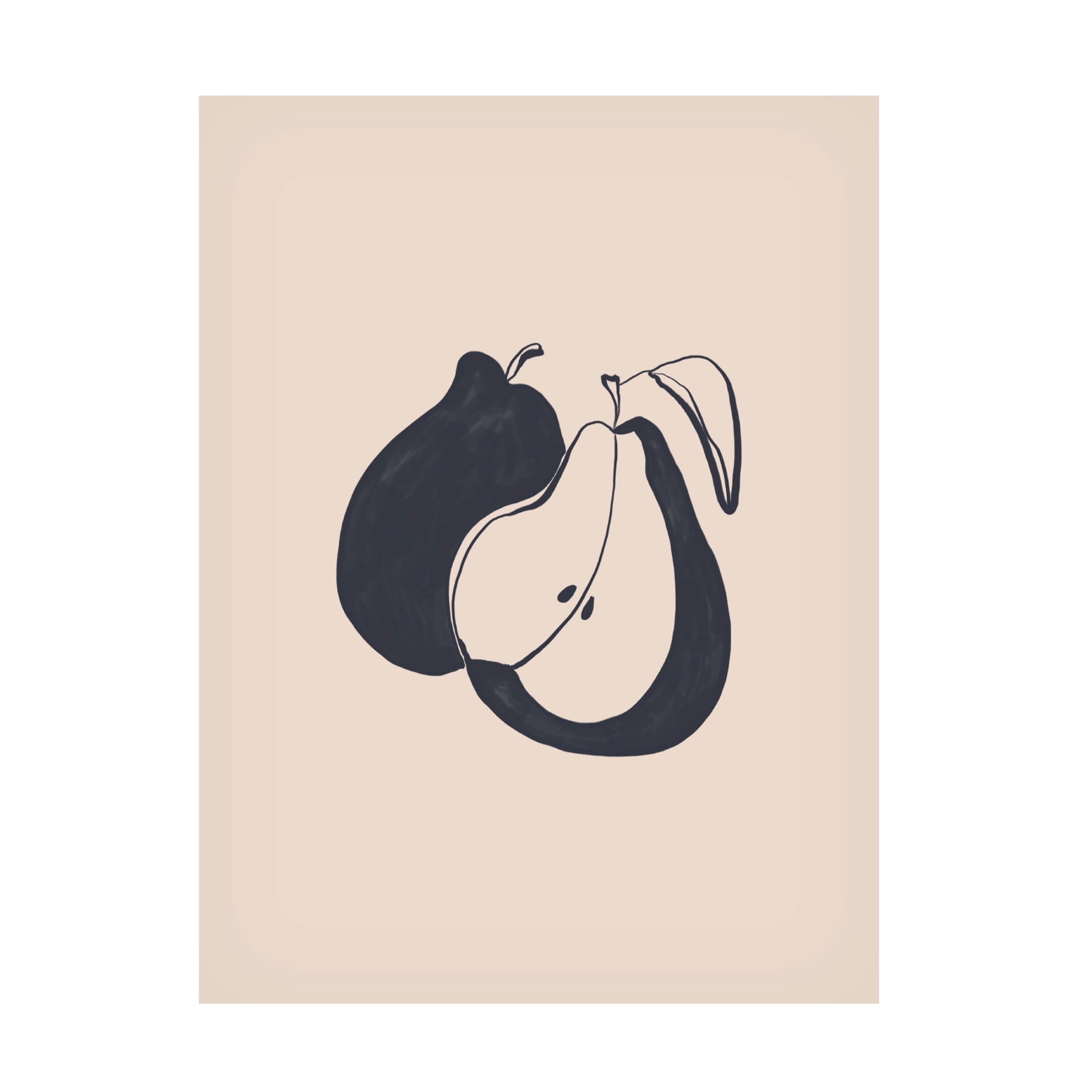 Trademark Fine Art Ivy Green Illustrations Pears Canvas Wall Art