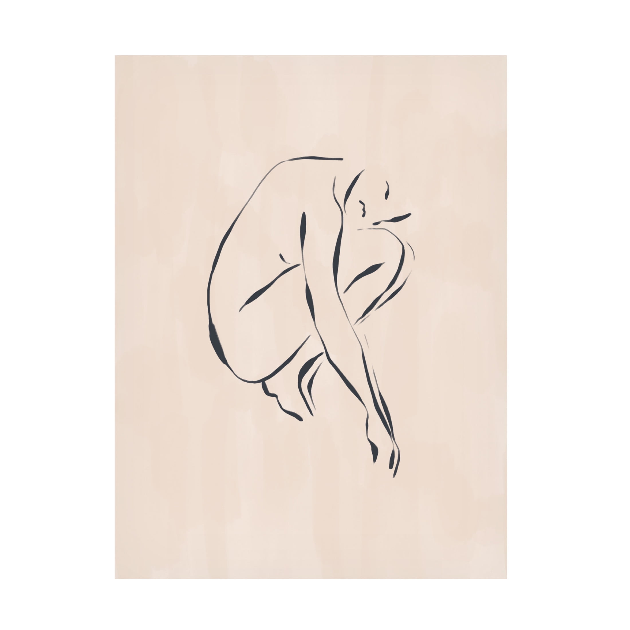 Trademark Fine Art Ivy Green Illustrations Sitting Contemplating Canvas Wall Art
