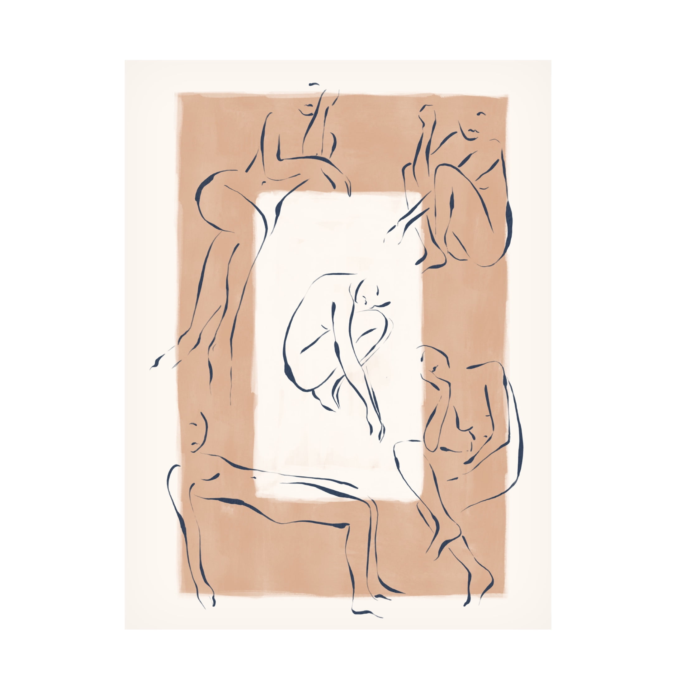 Trademark Fine Art Ivy Green Illustrations Strike a Pose Canvas Wall Art