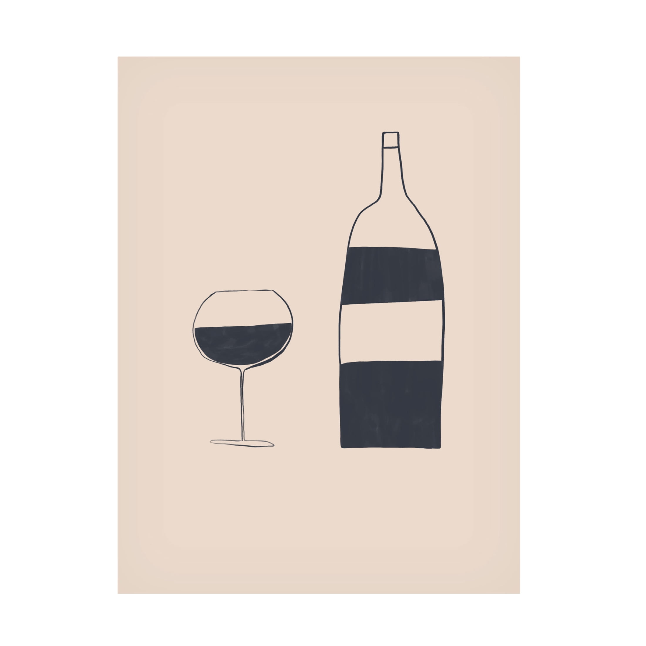 Trademark Fine Art Ivy Green Illustrations Wine Canvas Wall Art