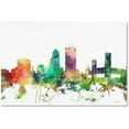 thumbnail image 1 of Trademark Fine Art "Jacksonville Florida Skyline SP" Canvas Art by Marlene Watson, 1 of 3