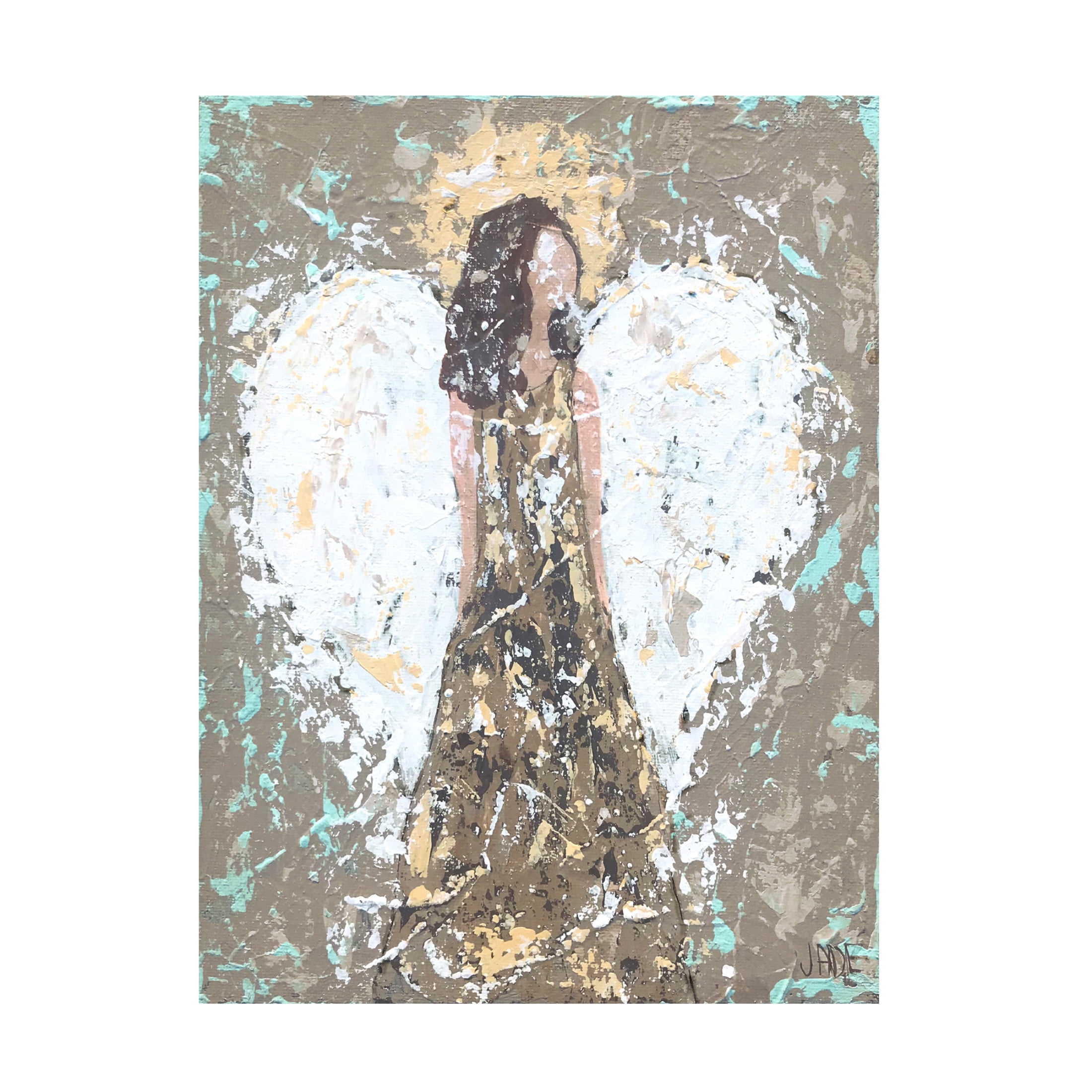 Trademark Fine Art Jade Reynolds  Blessed Angel I Canvas Wall Art