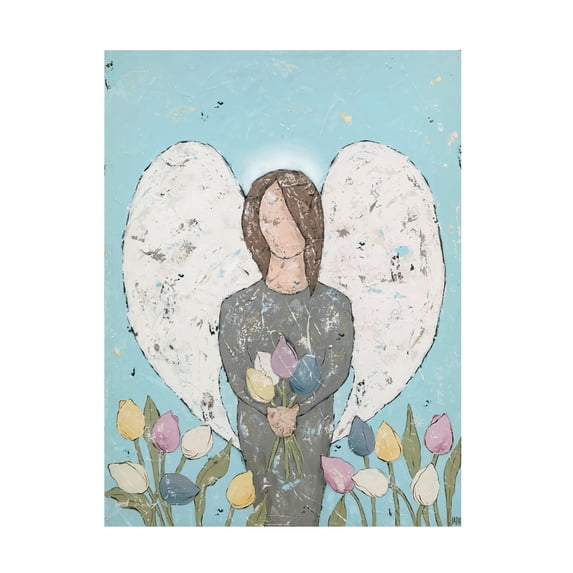 Trademark Fine Art Jade Reynolds Garden Angel II Canvas Wall Art