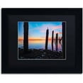 thumbnail image 1 of Trademark Fine Art "Jamaica Bay Sunset - NYC I" Canvas Art by David Ayash, Black Matte, Black Frame, 1 of 4