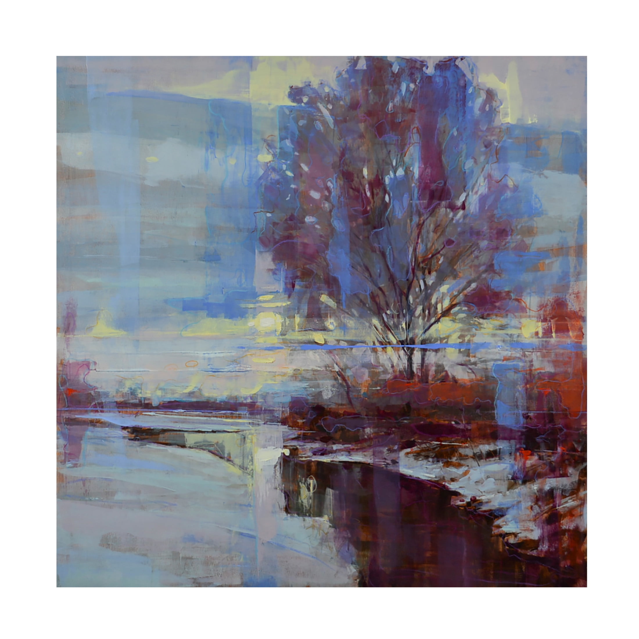 Trademark Fine Art James Ayers  A Winter's Glow Canvas Wall Art