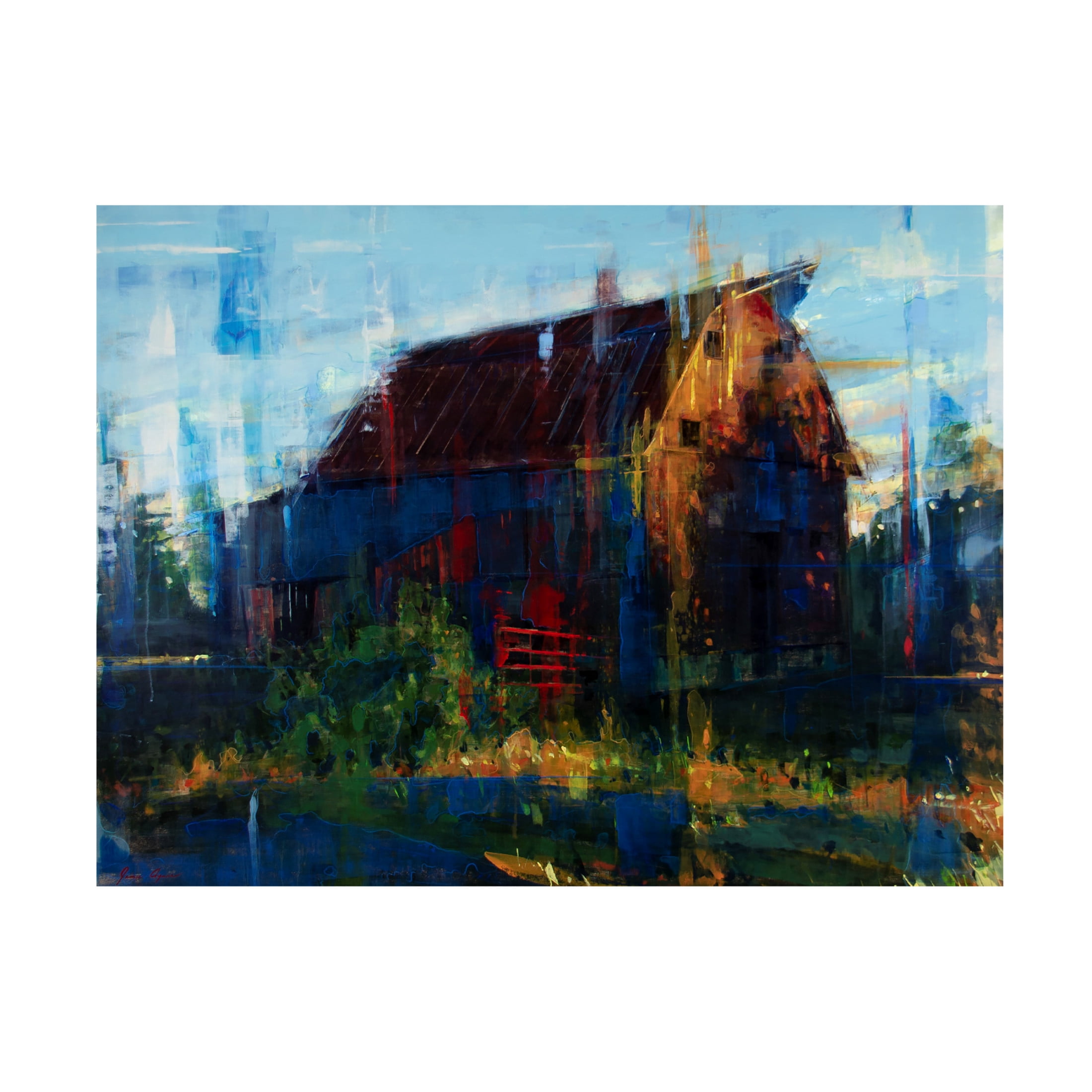 Trademark Fine Art James Ayers  Morning Shadows Canvas Wall Art