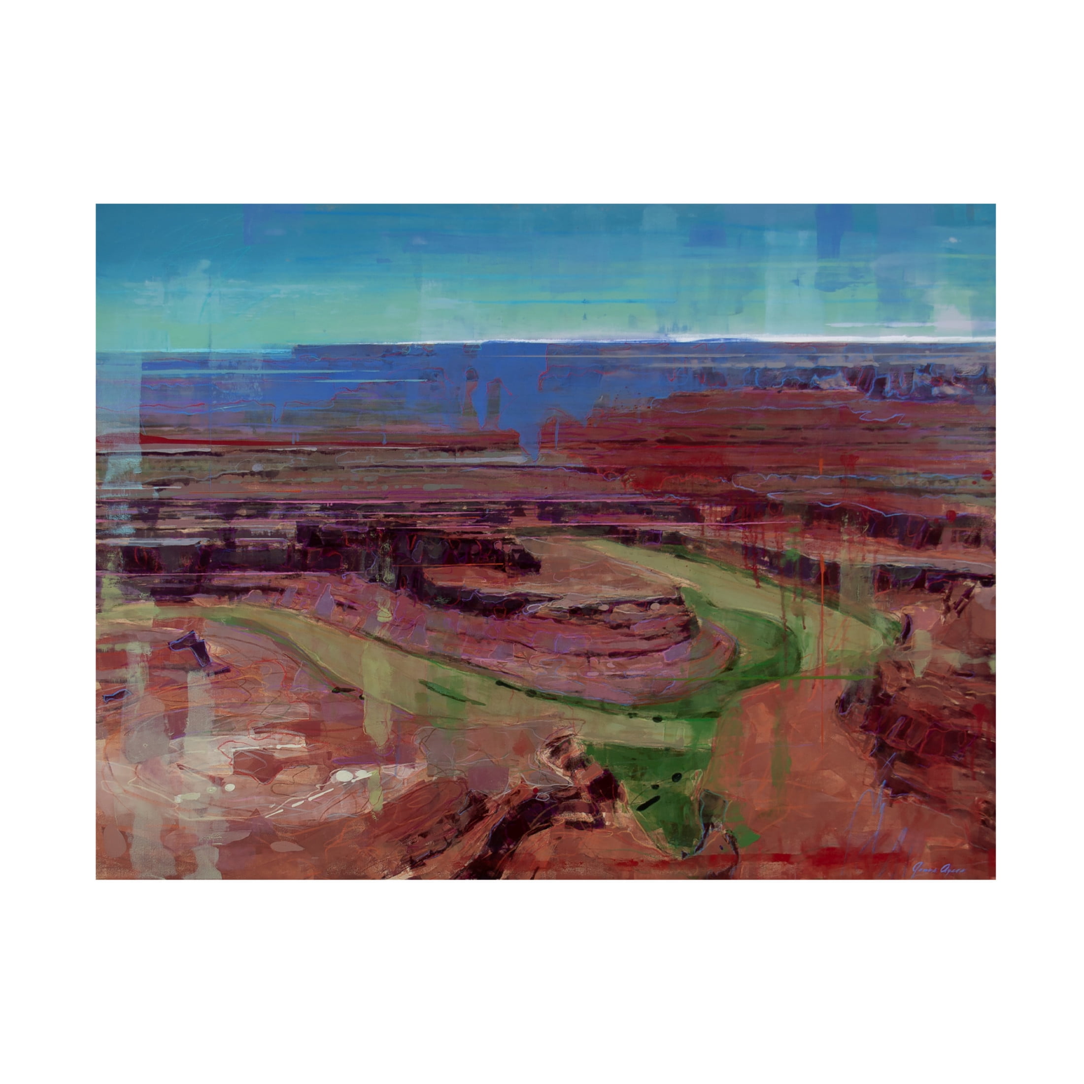Trademark Fine Art James Ayers Spectacle of the Flow Canvas Wall Art