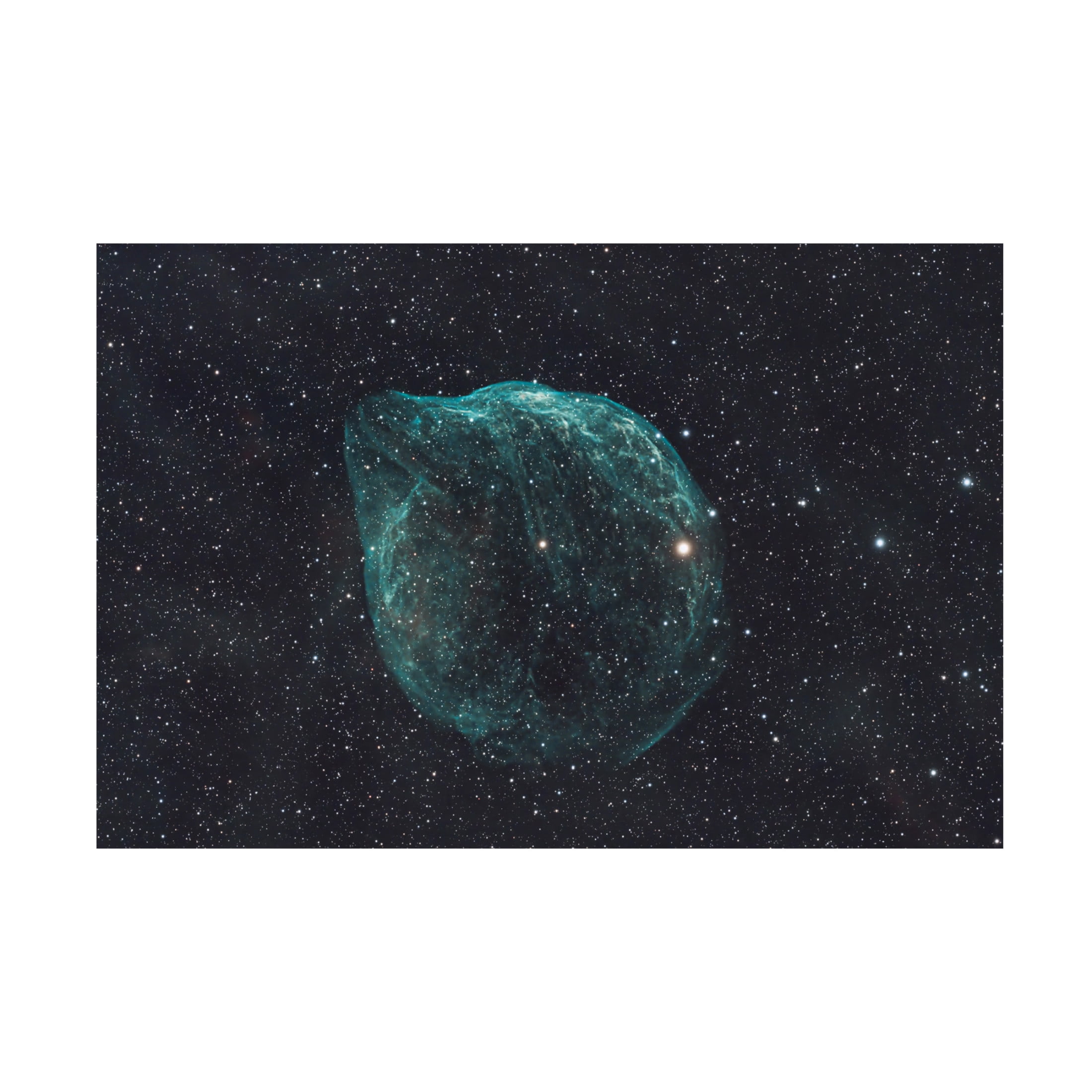 Trademark Fine Art James Zhen Yu DOLPHIN NEBULA SHARPLESS 2 308 Canvas Wall Art