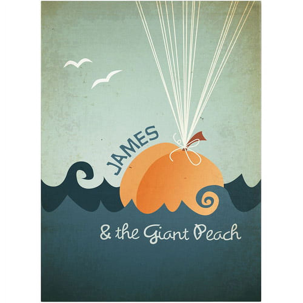 James and the Giant Peach Canvas Print, 16" x 24"