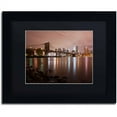 thumbnail image 1 of Trademark Fine Art "Jane's Carousel, Brooklyn Bridge - COLOR" Canvas Art by David Ayash, Black Matte, Black Frame, 1 of 4