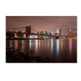 thumbnail image 1 of Trademark Fine Art "Jane's Carousel, Brooklyn Bridge-COLOR" Canvas Art by David Ayash, 1 of 3