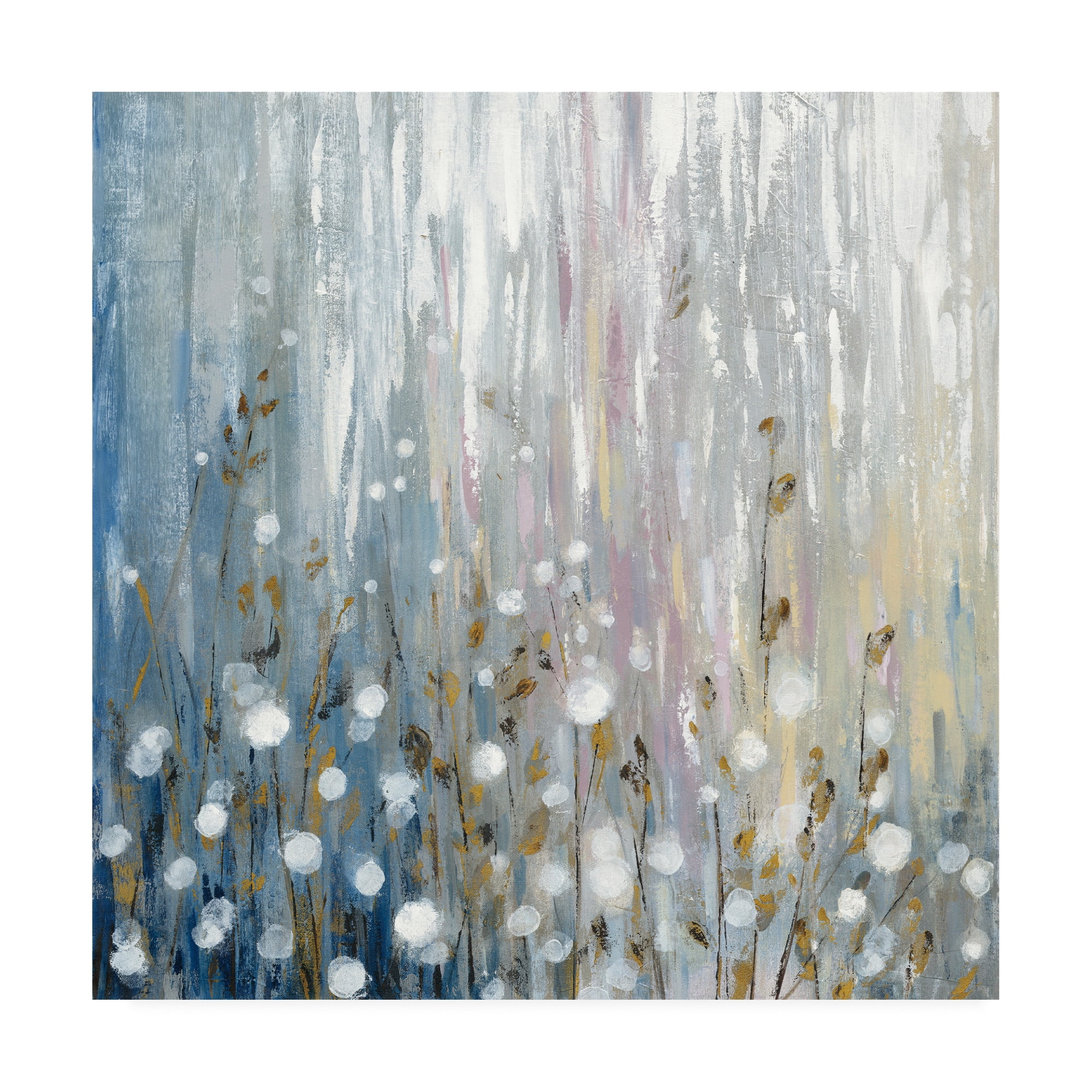 Trademark Fine Art 'January Branches Flowers' Canvas Art by Silvia Vassileva
