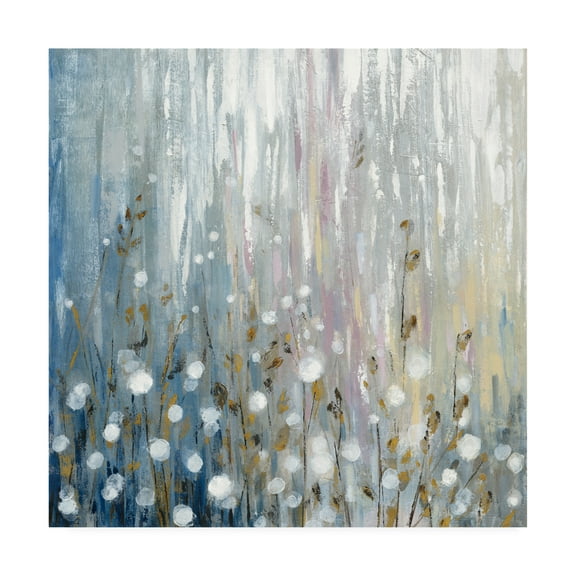 Trademark Fine Art 'January Branches Flowers' Canvas Art by Silvia Vassileva