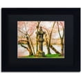 thumbnail image 1 of Trademark Fine Art "Japanese Stone Lantern" Canvas Art by Lois Bryan, Black Mat, Black Frame, 1 of 1