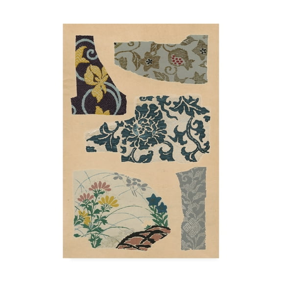 Trademark Fine Art 'Japanese Textile Design VII' Canvas Art by Ema Seizan