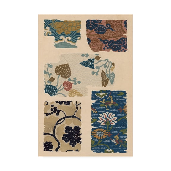Trademark Fine Art 'Japanese Textile Design VIII' Canvas Art by Ema Seizan