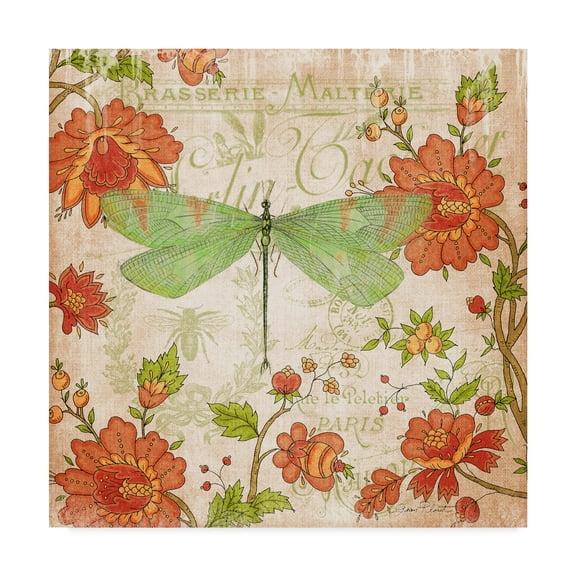 Trademark Fine Art 'Jardin De Luxe 2' Canvas Art by Jean Plout