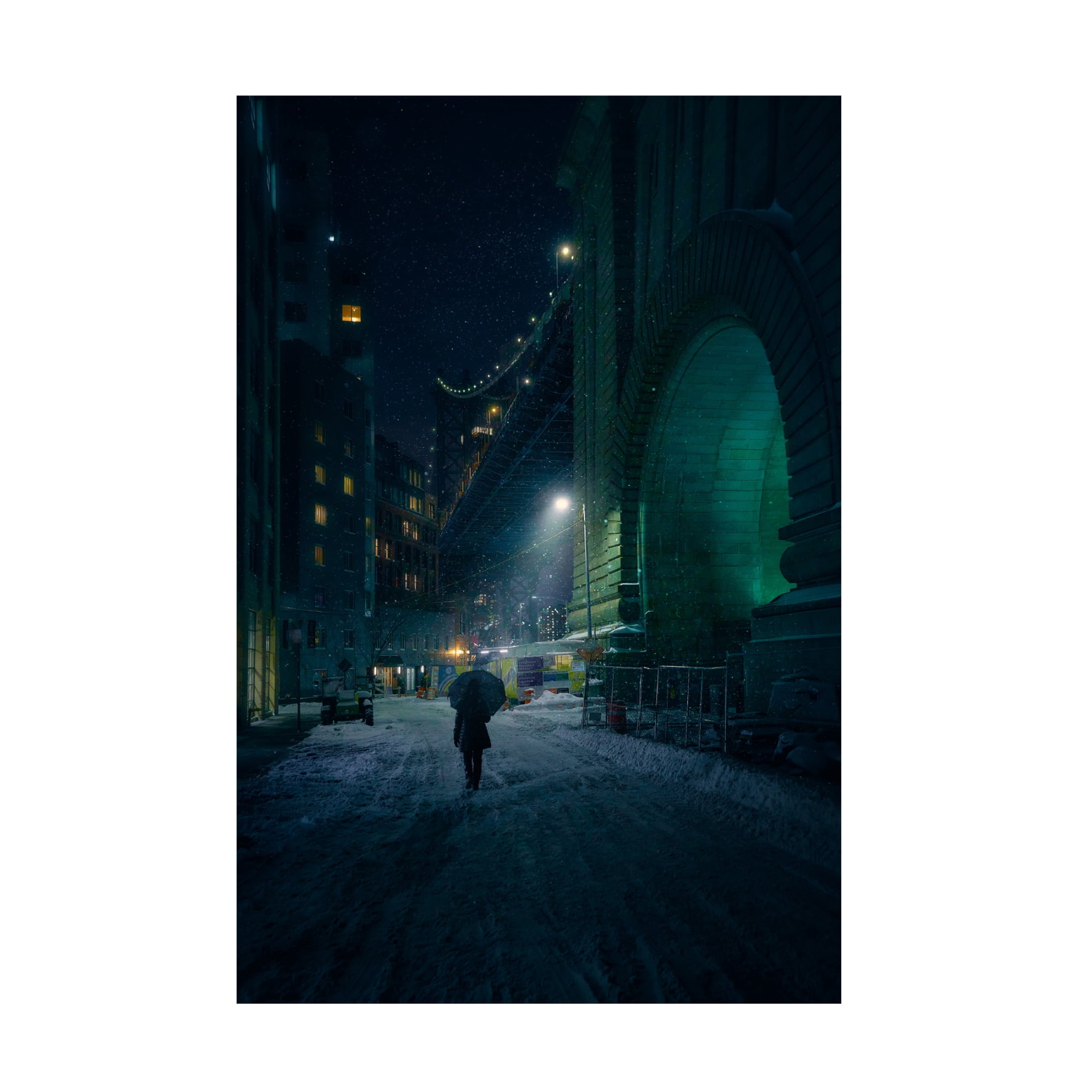 Trademark Fine Art Javier de la Under The Bridge Canvas Wall Art