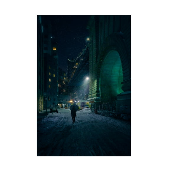 Trademark Fine Art Javier de la Under The Bridge Canvas Wall Art