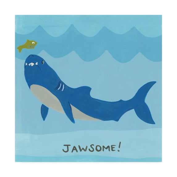 Trademark Fine Art 'Jawesome I' Canvas Art by June Erica Vess