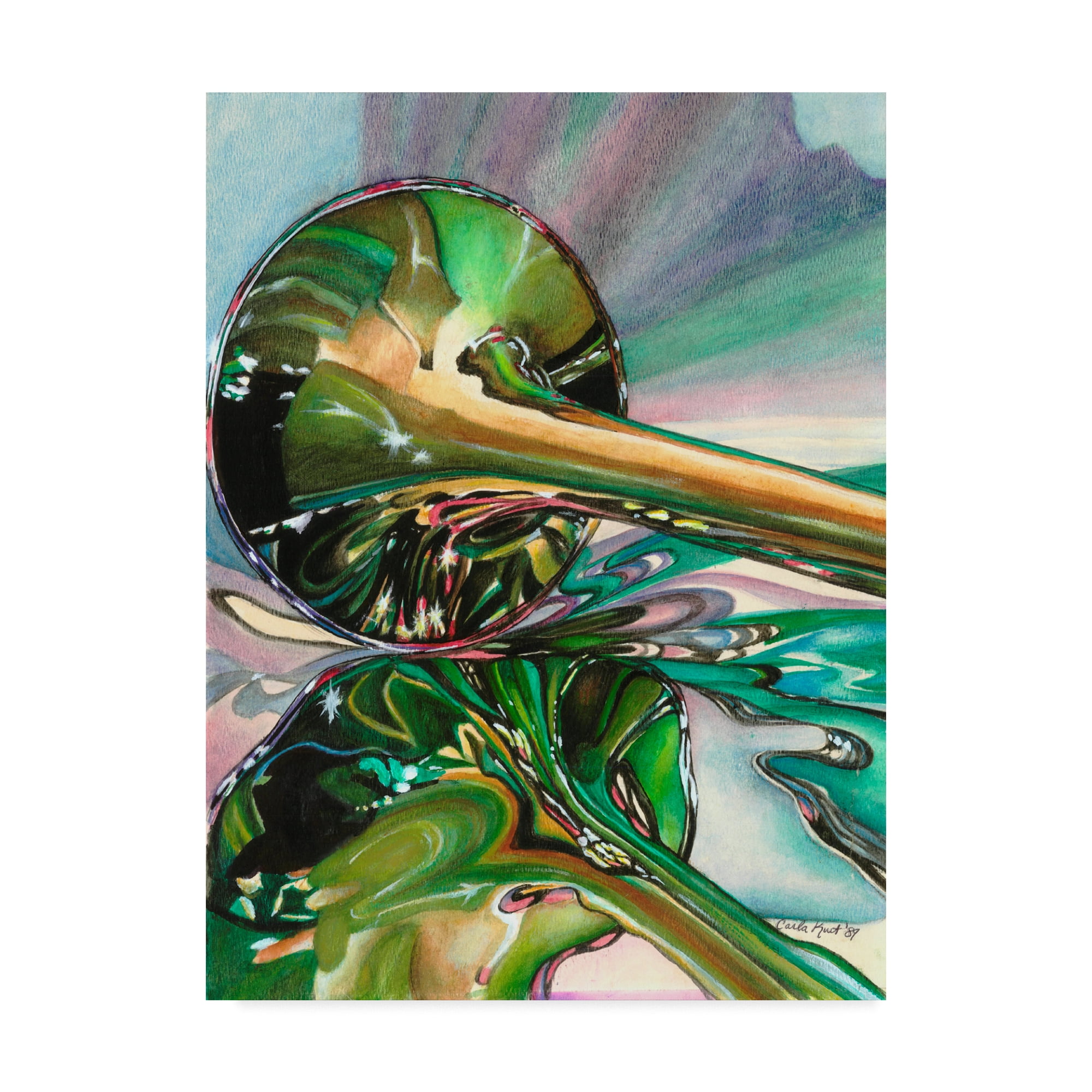 Trademark Fine Art 'Jazz Shine' Canvas Art by Carla Kurt