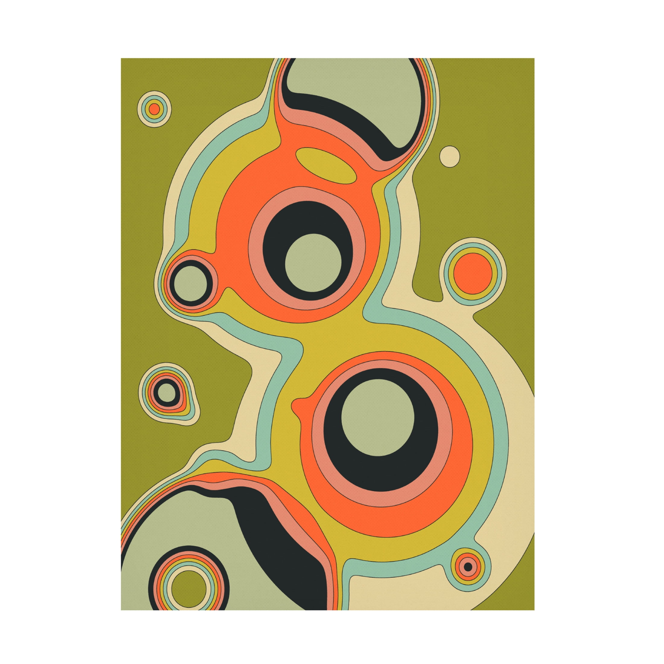 Trademark Fine Art Jazzberry Blue  Fluid Geometrics 1 Canvas Wall Art