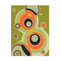 Trademark Fine Art Jazzberry Blue  Fluid Geometrics 1 Canvas Wall Art