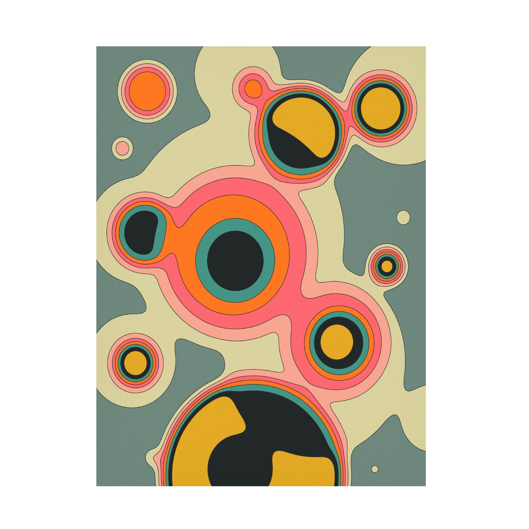 Trademark Fine Art Jazzberry Blue  Fluid Geometrics 2 Canvas Wall Art