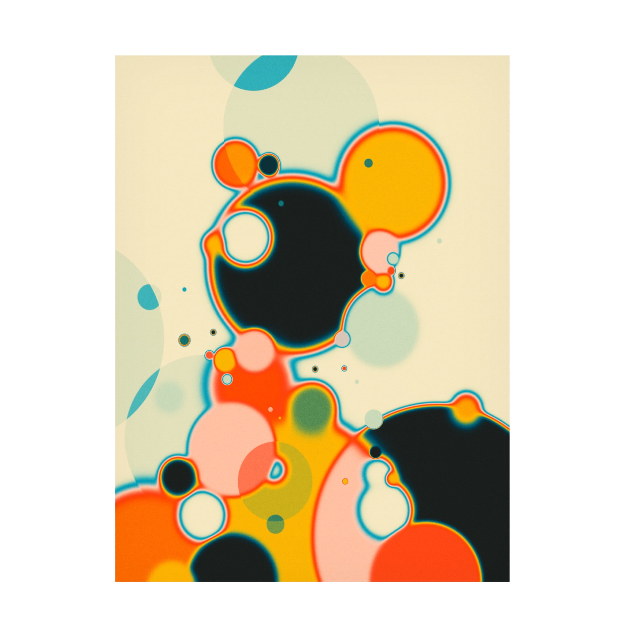 Trademark Fine Art Jazzberry Blue  Reaction 1 Canvas Wall Art