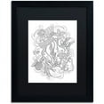 thumbnail image 1 of Trademark Fine Art "Jellyfish" Canvas Art by Lisa Powell Braun, Black Matte, Black Frame, 1 of 4