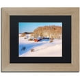 thumbnail image 1 of Trademark Fine Art "Jenne Farm Winter" Canvas Art by Michael Blanchette Photography Black Matte, Birch Frame, 1 of 3