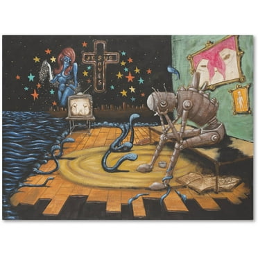 Trademark Fine Art 'Jesus Saves' Canvas Art by Craig Snodgrass