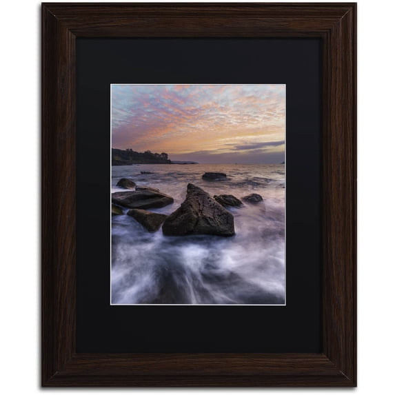 Trademark Fine Art "Jewels of France" Canvas Art by Mathieu Rivrin, Black Matte, Wood Frame
