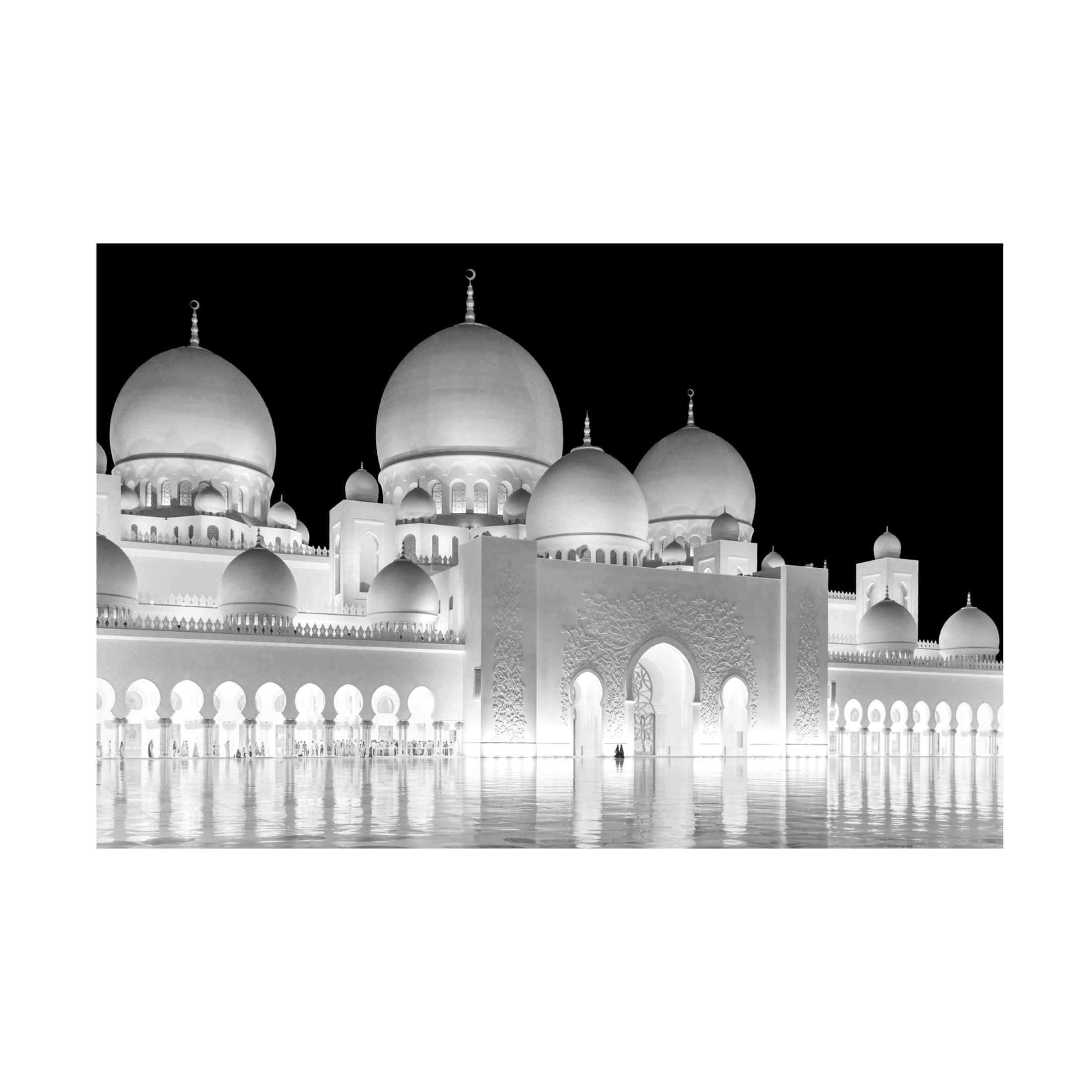 Trademark Fine Art Jie Jin Light of Abu Dhabi Grand Mosque Canvas Wall Art