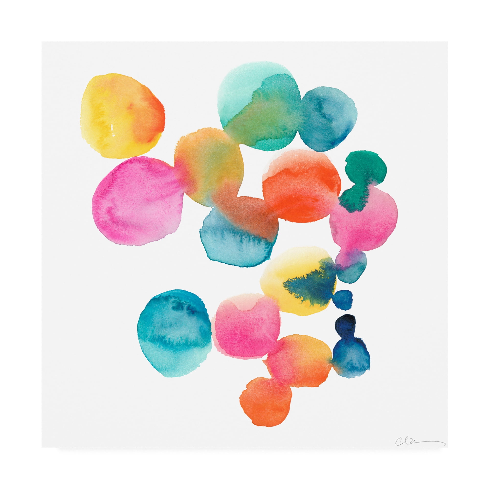 Trademark Fine Art 'Jig IV' Canvas Art by Chariklia Zarris