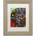 thumbnail image 1 of Trademark Fine Art "Jimi Hendrix" Canvas Art by Dean Russo, White Matte, Birch Frame, 1 of 4