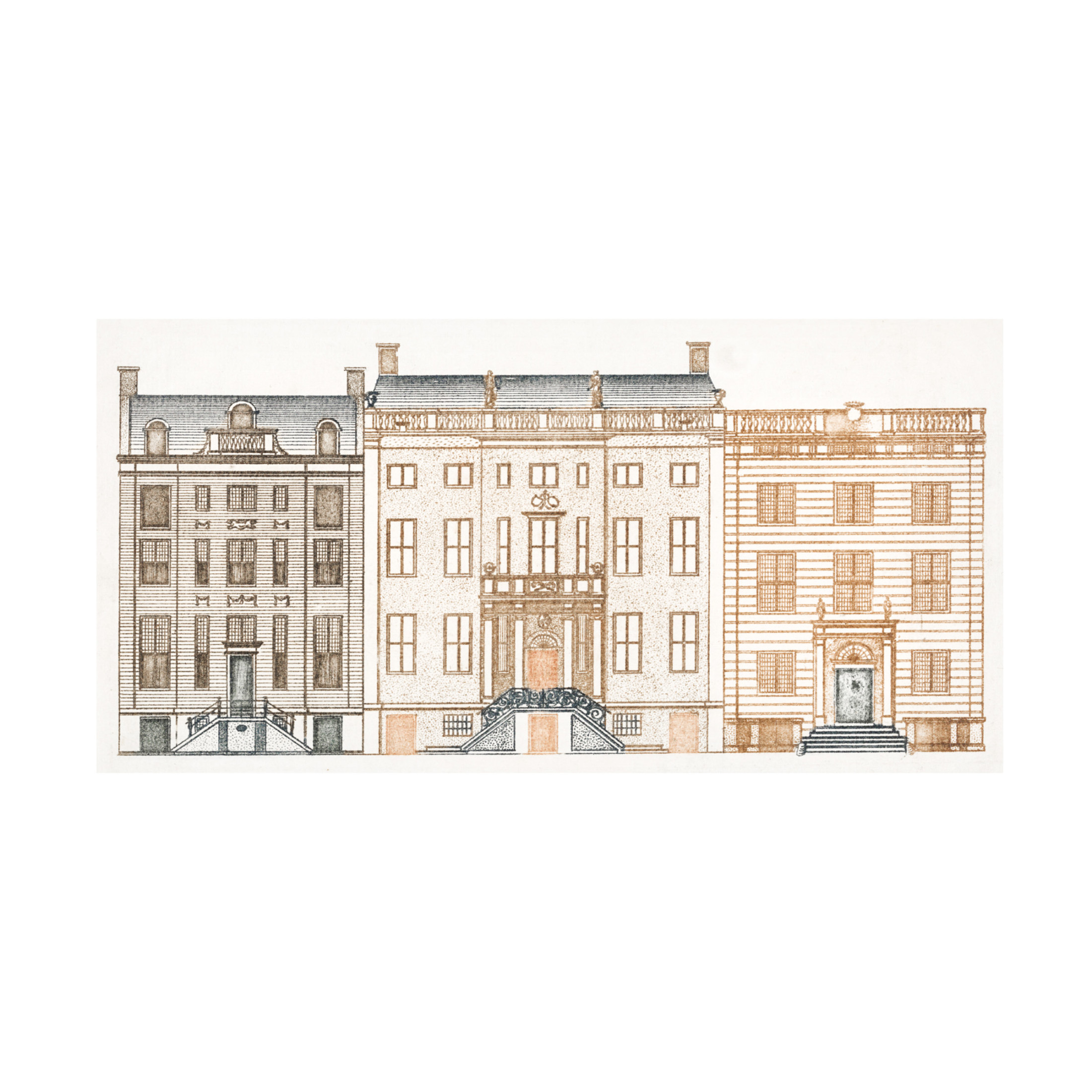 Trademark Fine Art Johan Teyler Amsterdam Canal Houses I Canvas Wall Art