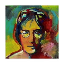 Trademark Fine Art 'John Lennon Color' Canvas Art by Howie Green
