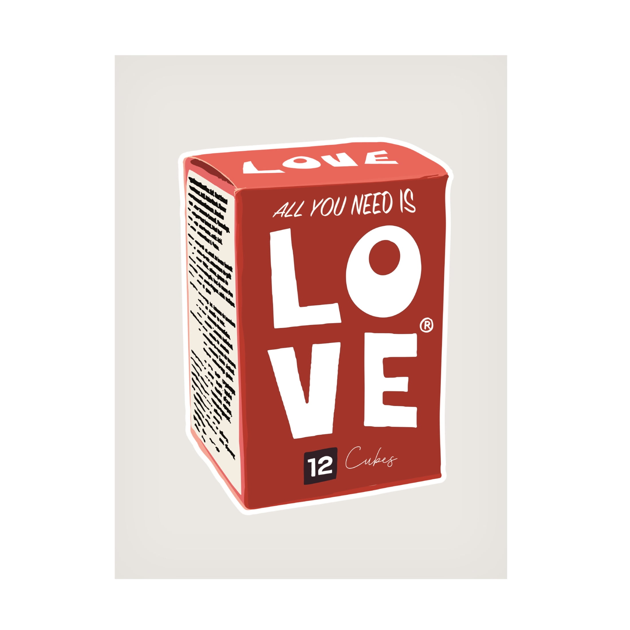 Trademark Fine Art Jon Downer All You Need Is oxo Love Canvas Wall Art