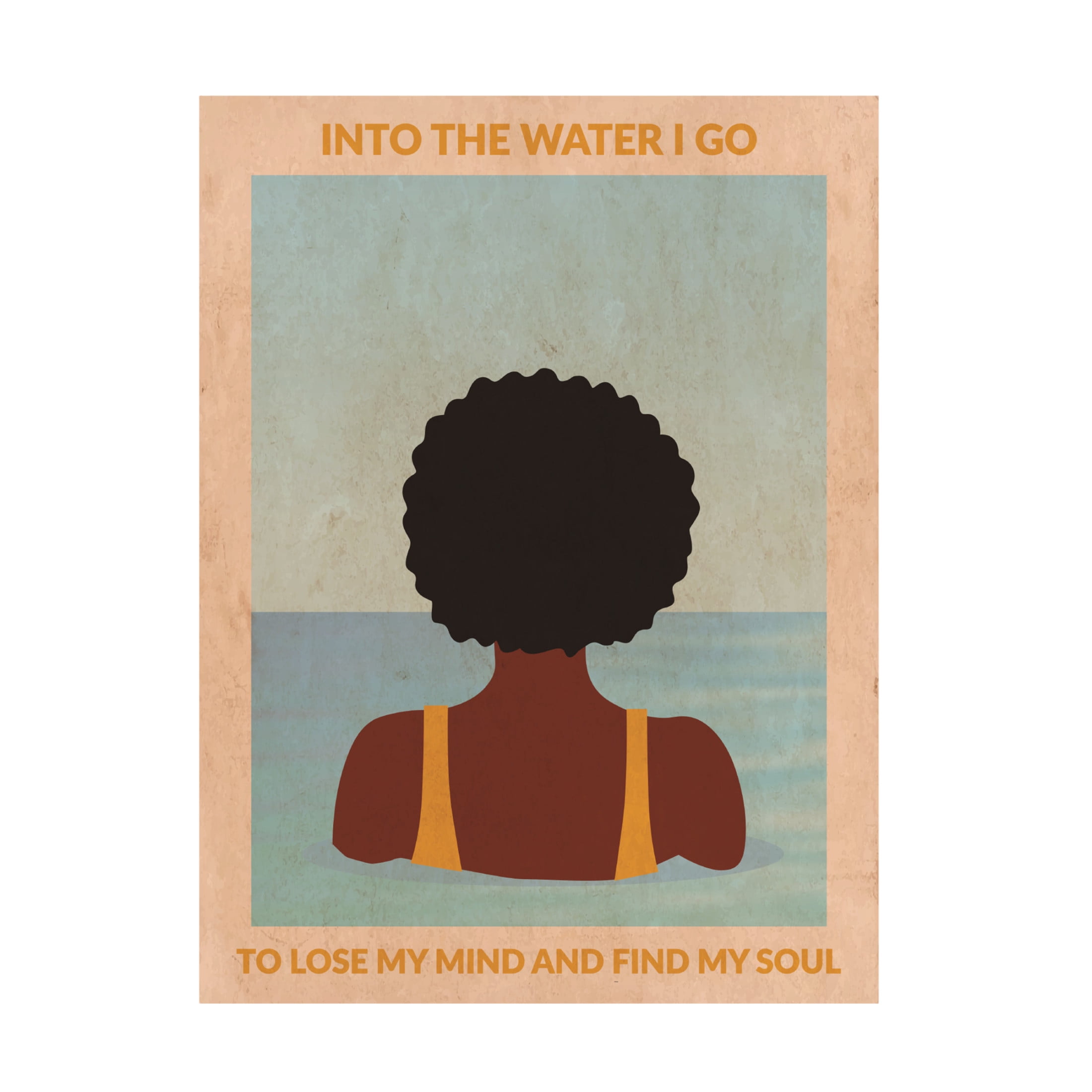 Trademark Fine Art Jon Downer  Into the Water black Canvas Wall Art