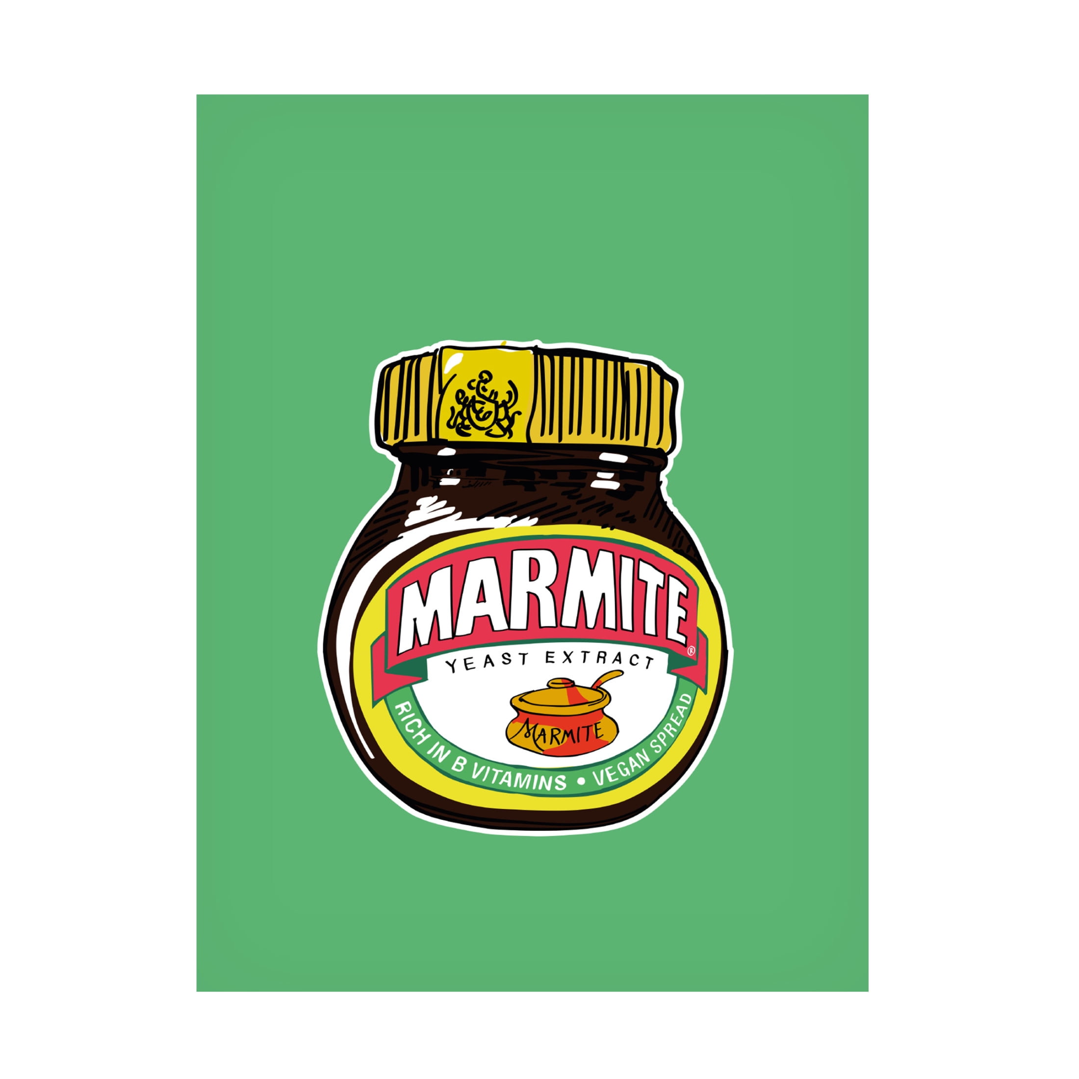 Trademark Fine Art Jon Downer  Marmite Standard Wall Art Canvas Wall Art