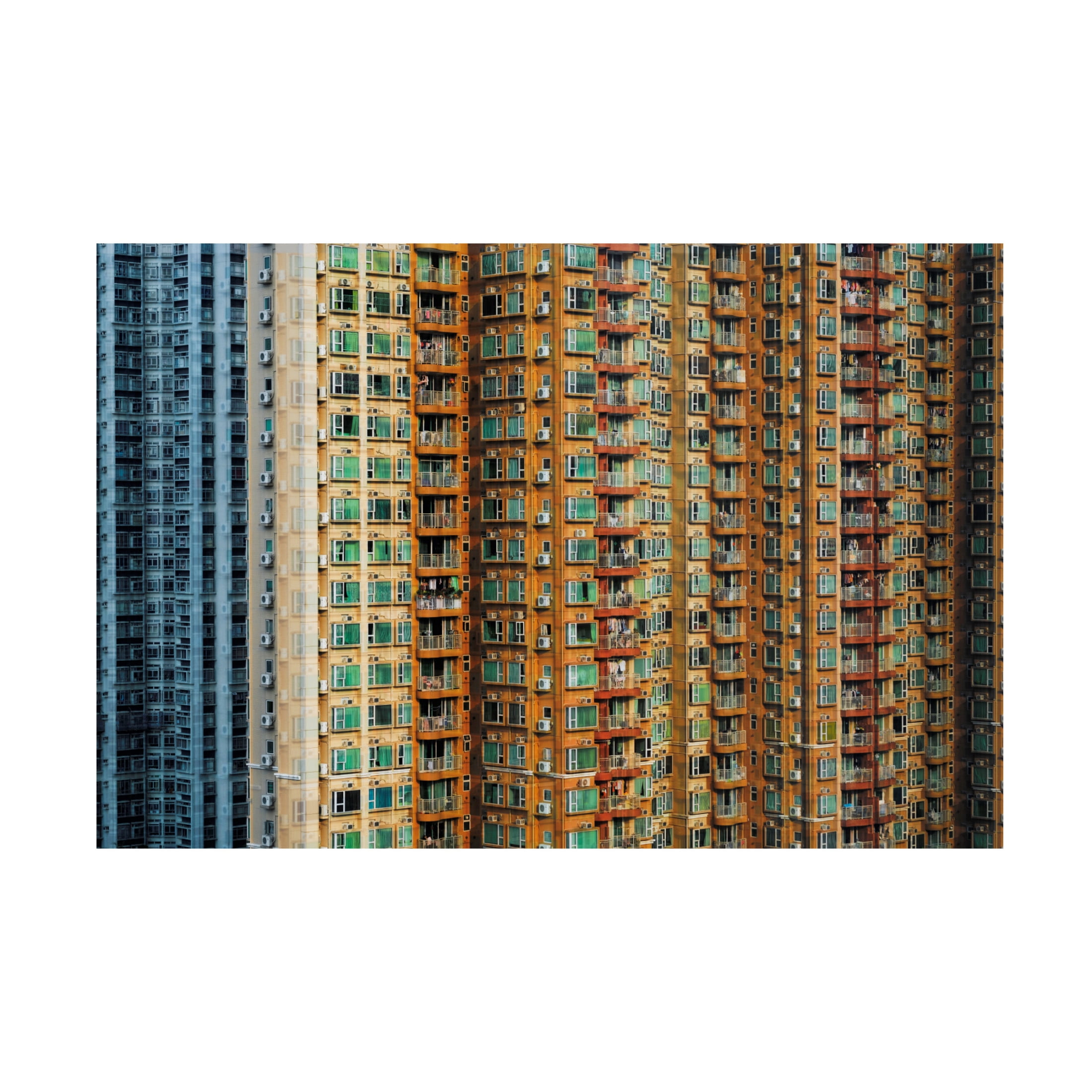 Trademark Fine Art Jonathan Lai Claustrophobic Hk Canvas Wall Art