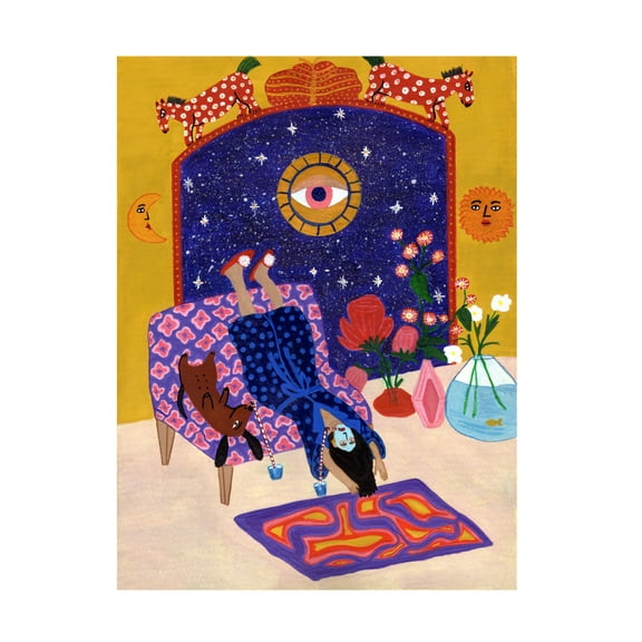 Trademark Fine Art Jota de jai Day off from office Canvas Wall Art