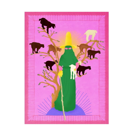 Trademark Fine Art Jota de jai Holy Woman Herder Canvas Wall Art