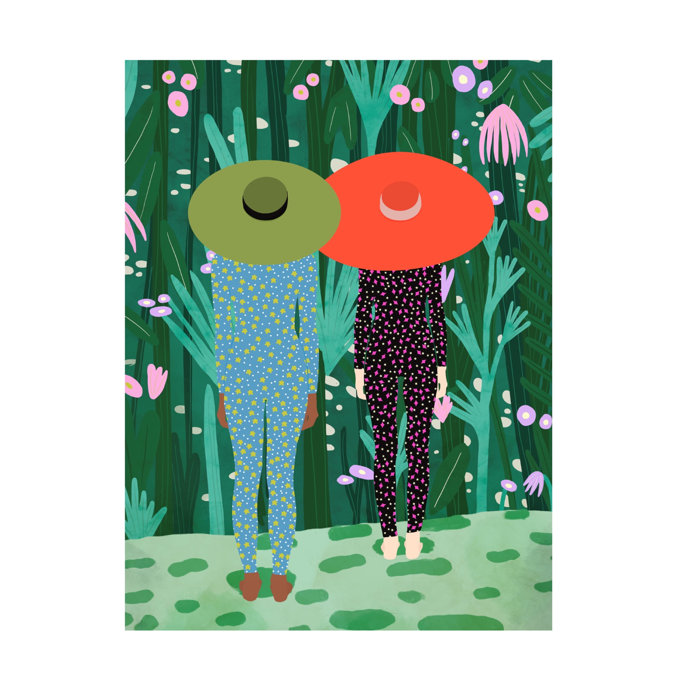 Trademark Fine Art Jota de jai Jungle Pijamas Canvas Wall Art